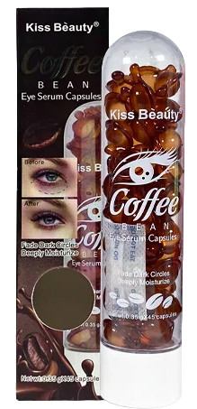Perlas contorno de ojos de café