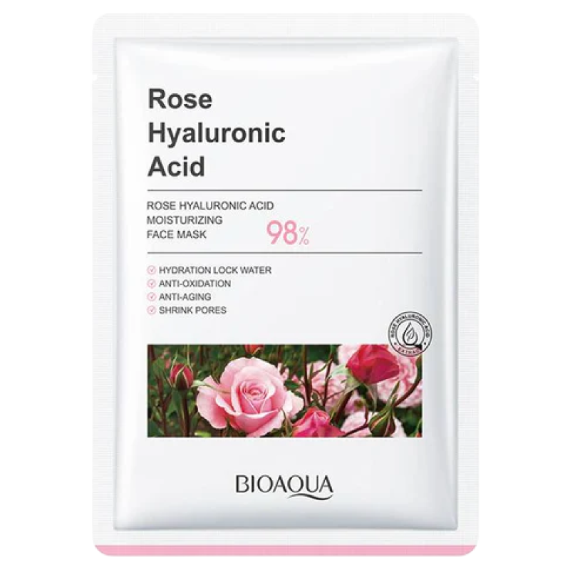 Mascara de Rosas y Acido Hialuronico